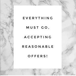 Closet clear out TAKING OFFERS